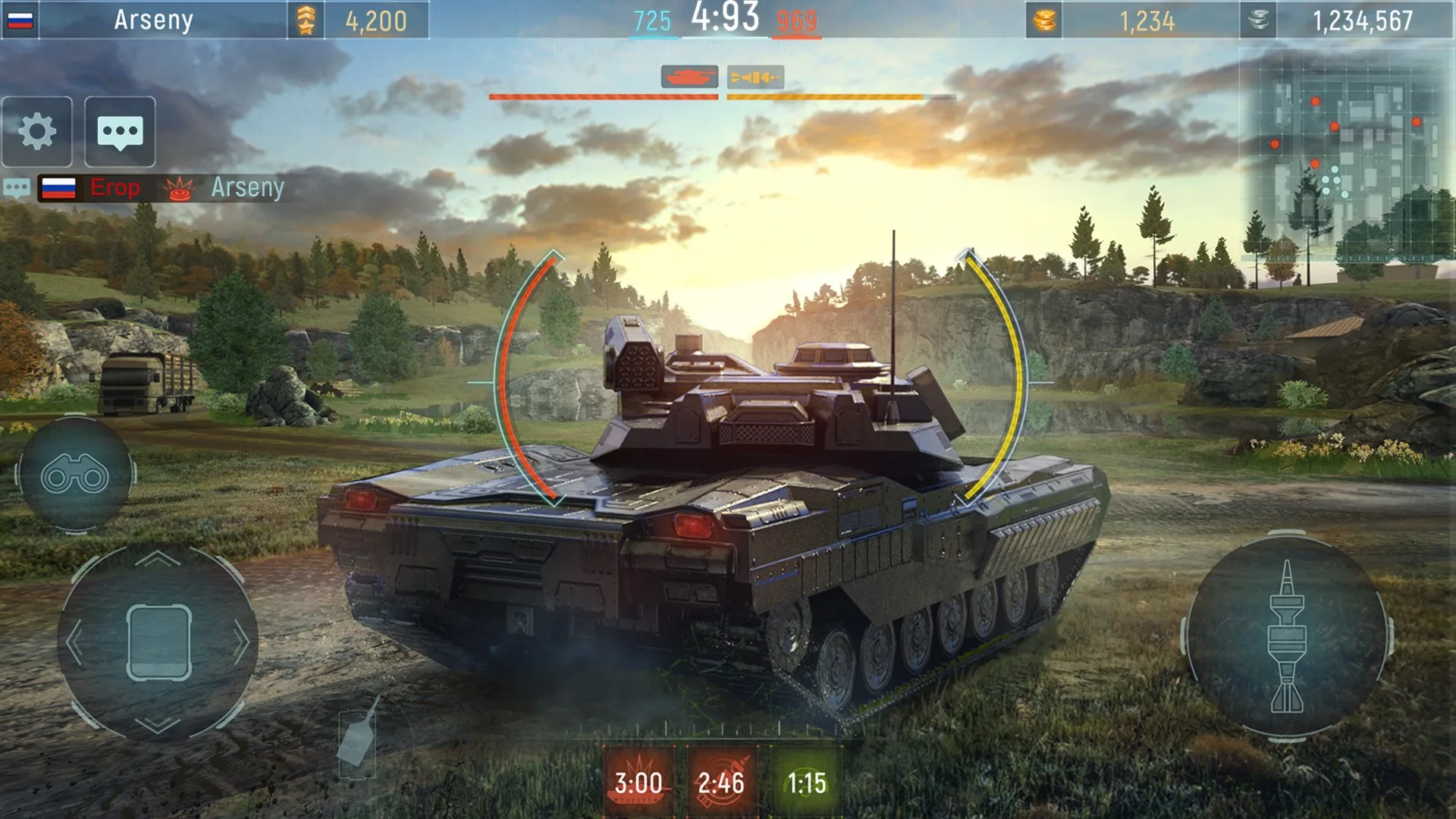 Modern Tanks: Ігри бойові танки screenshot 2