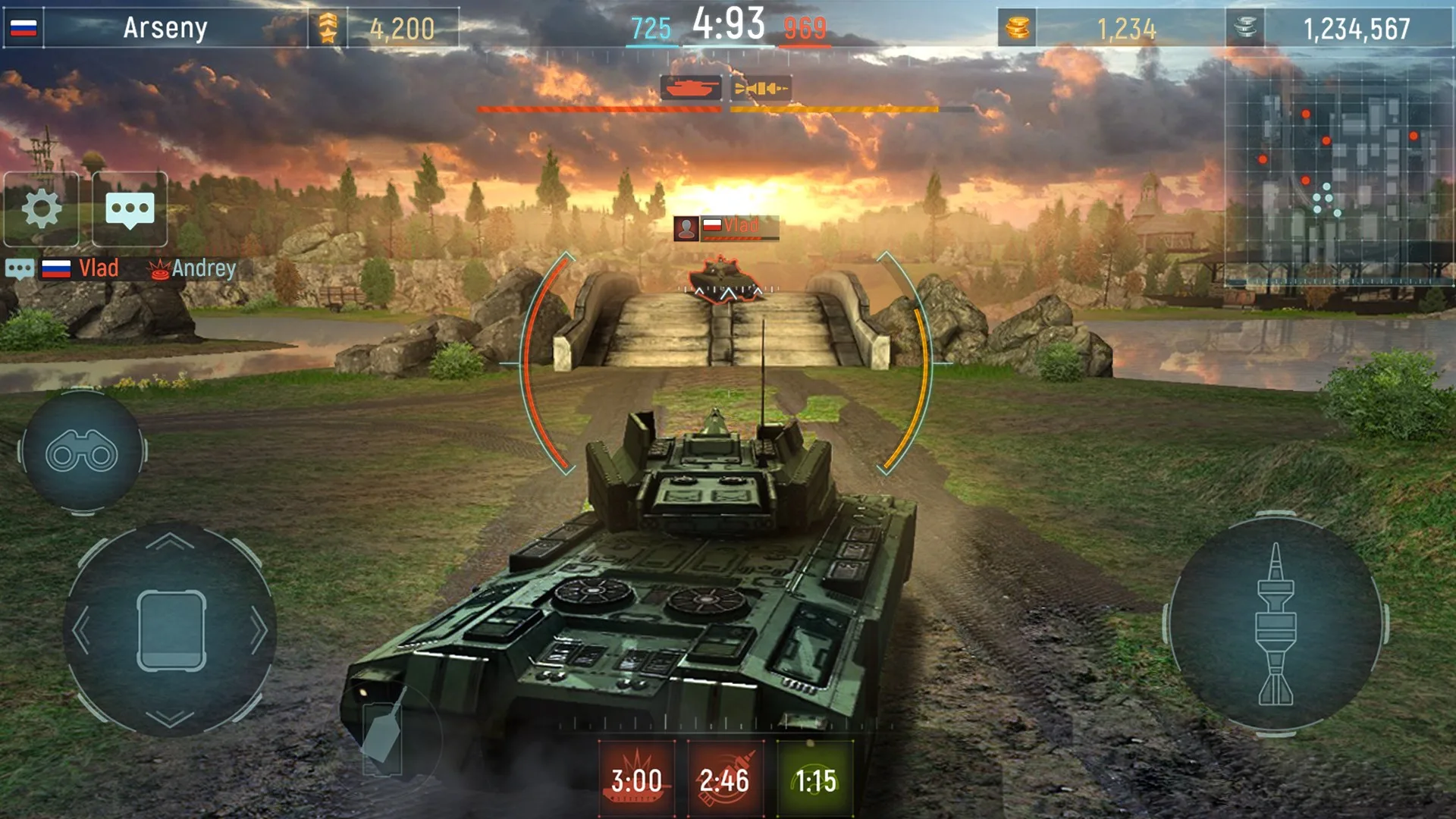 Modern Tanks: Ігри бойові танки screenshot 5