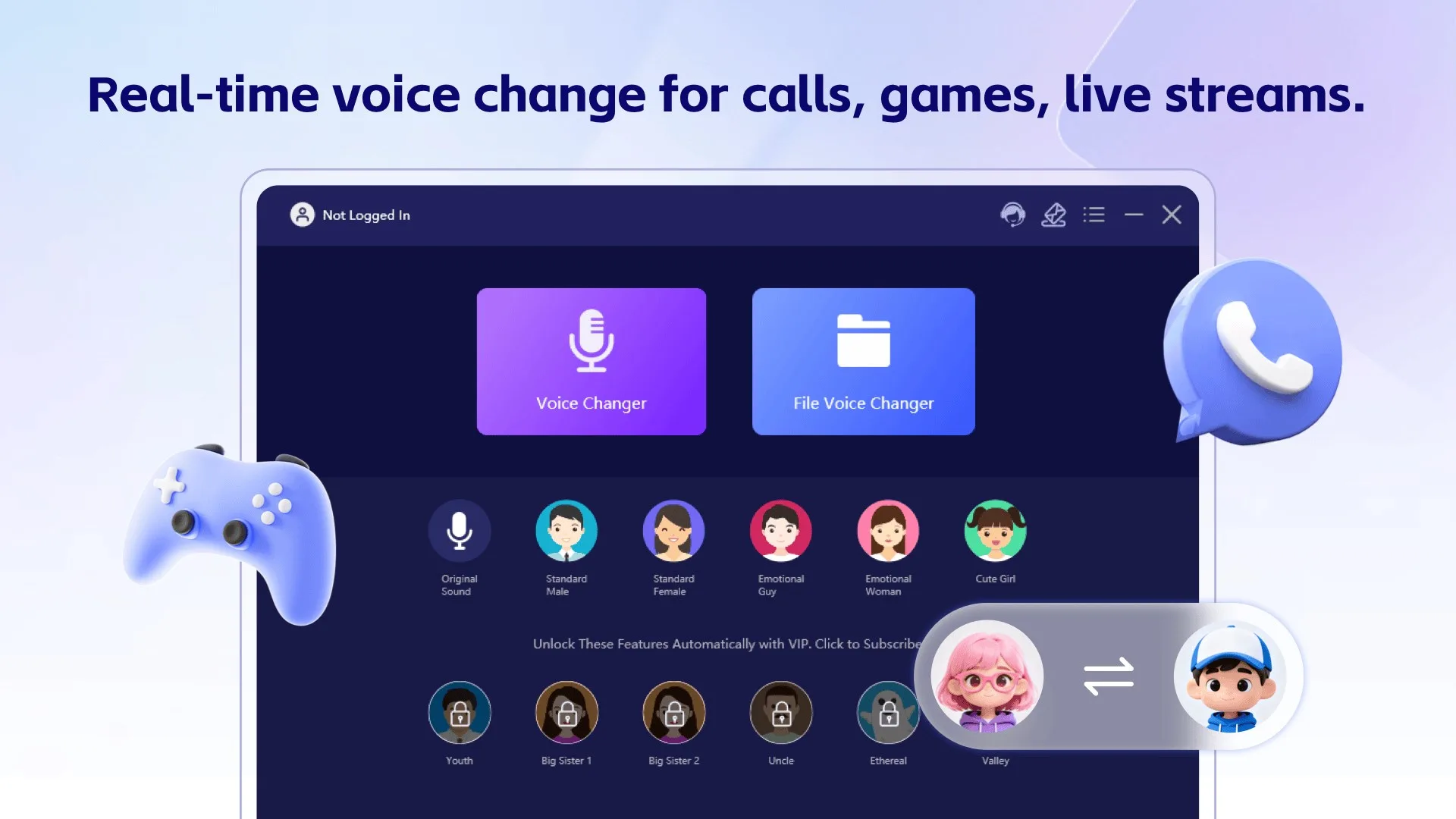 Voice Changer-change the voice screenshot 1