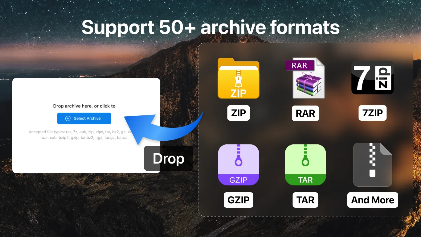 AukZip: Extractor de Zip y RAR screenshot 1