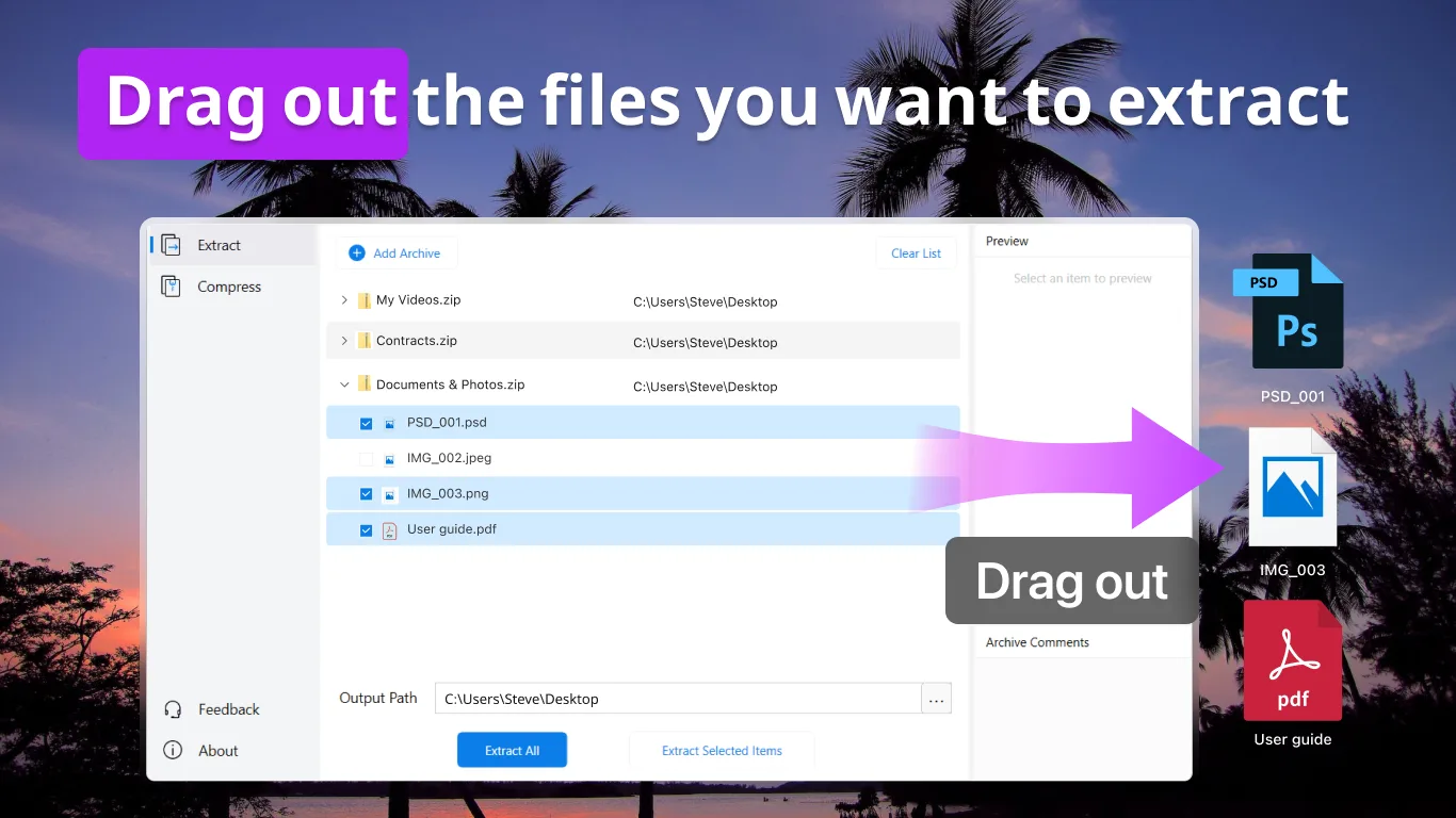 AukZip: Extractor de Zip y RAR screenshot 4