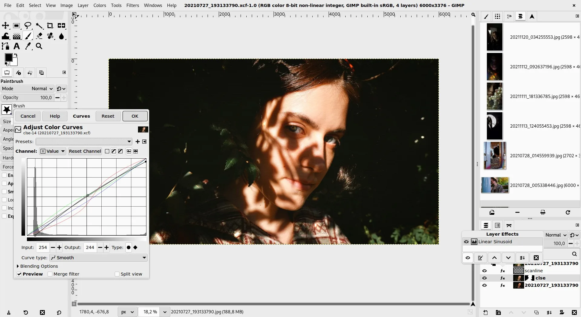 GIMP screenshot 1