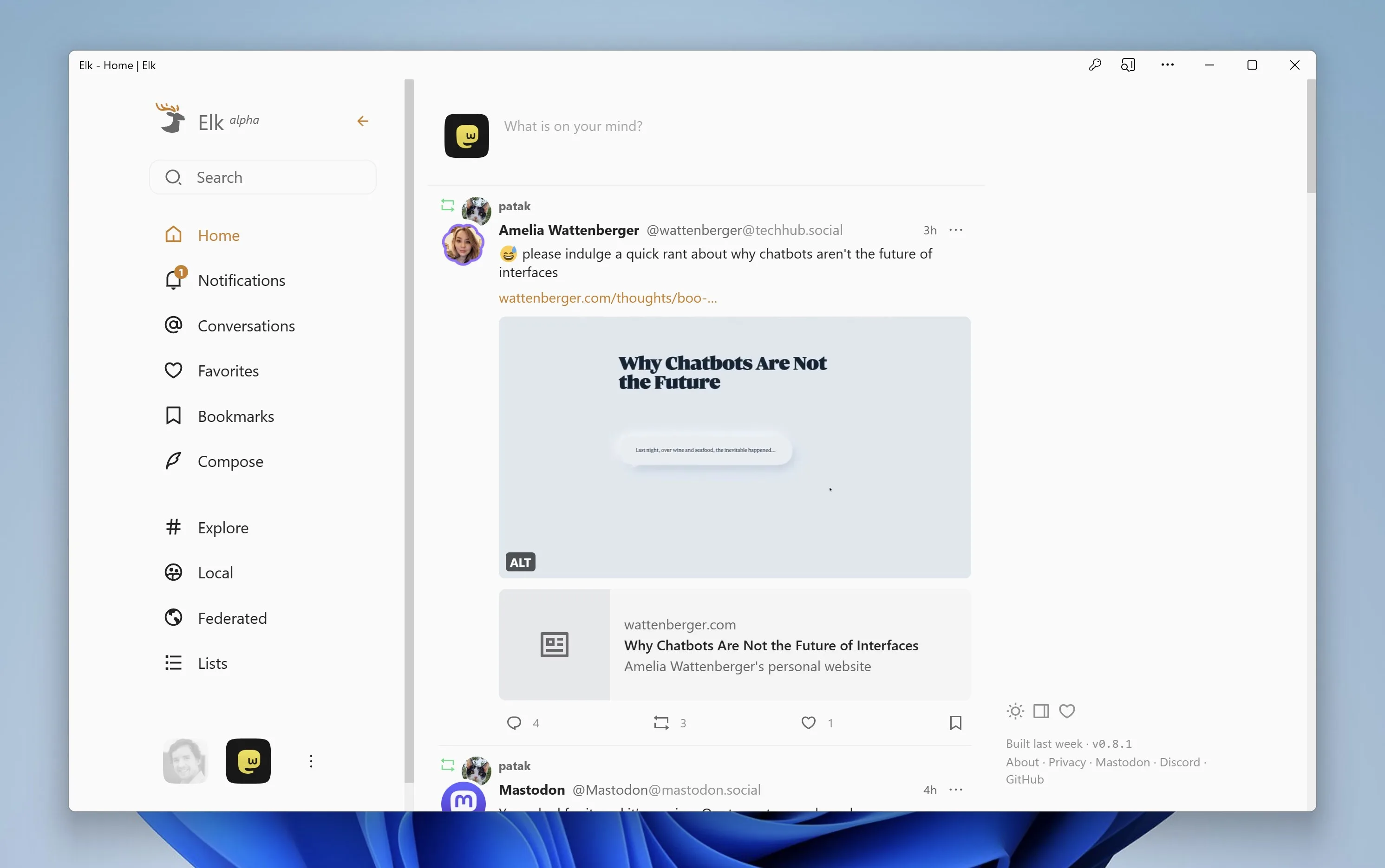 Elk screenshot 2