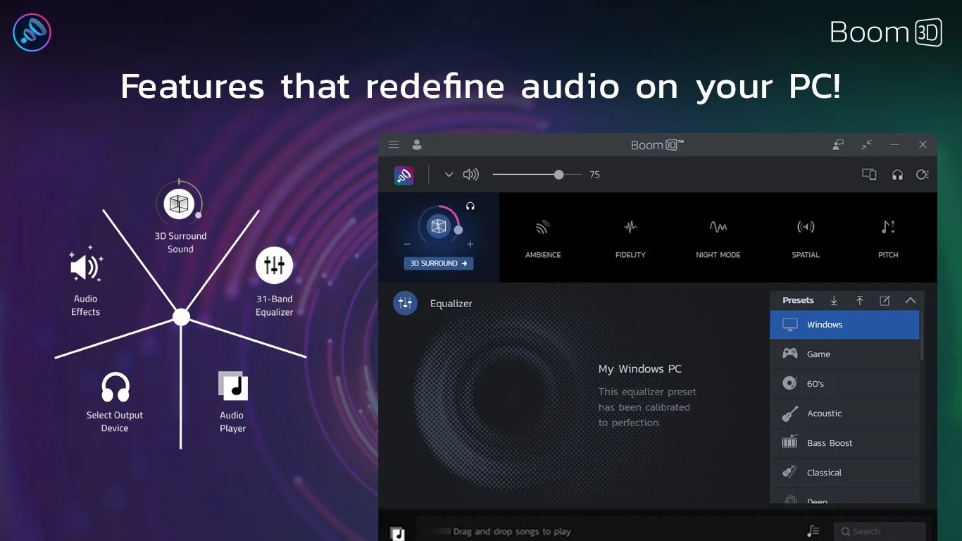 Boom 3D: Audio Enhancer, Equalizer & Bass screenshot 3