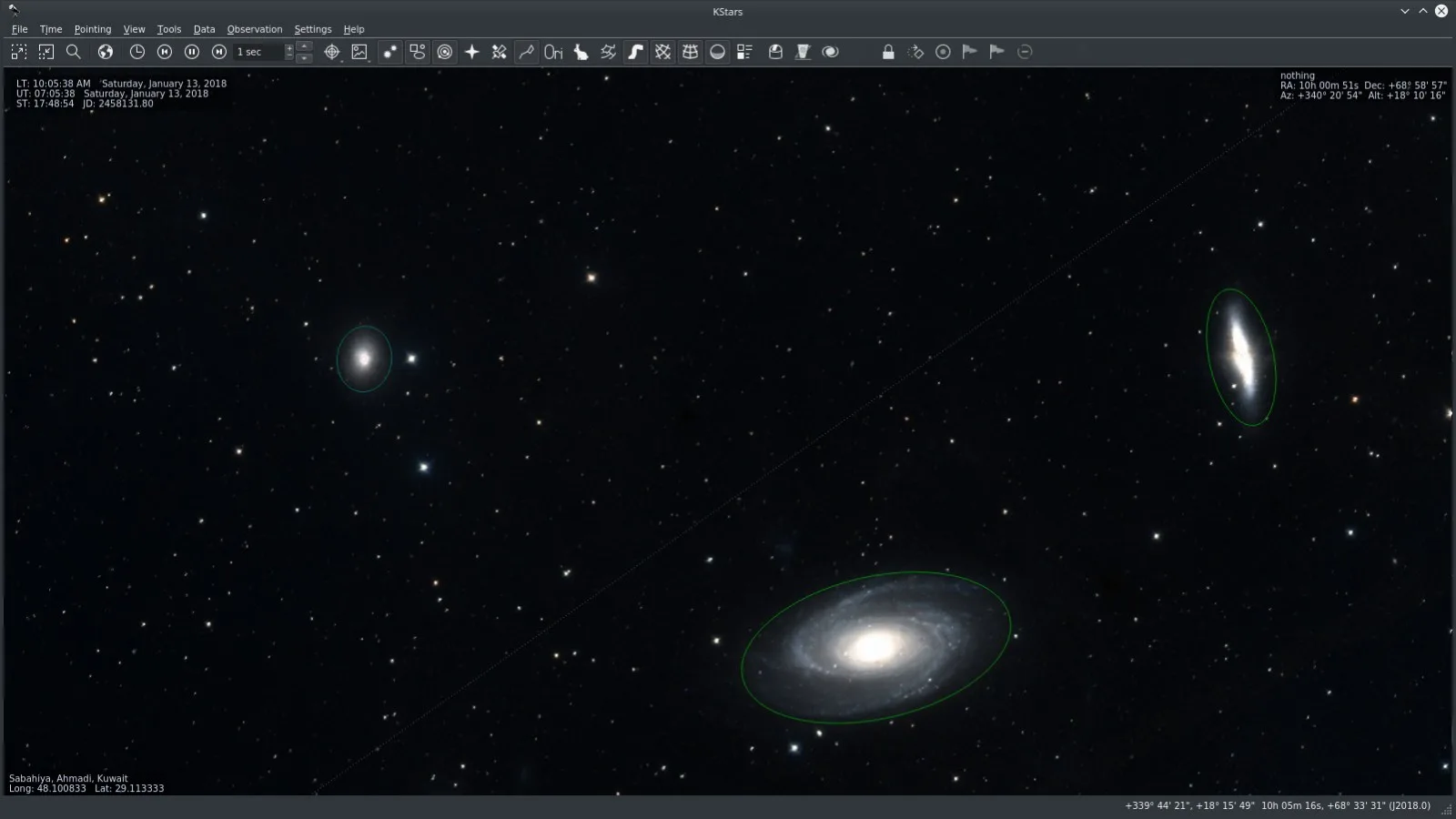 KStars screenshot 1
