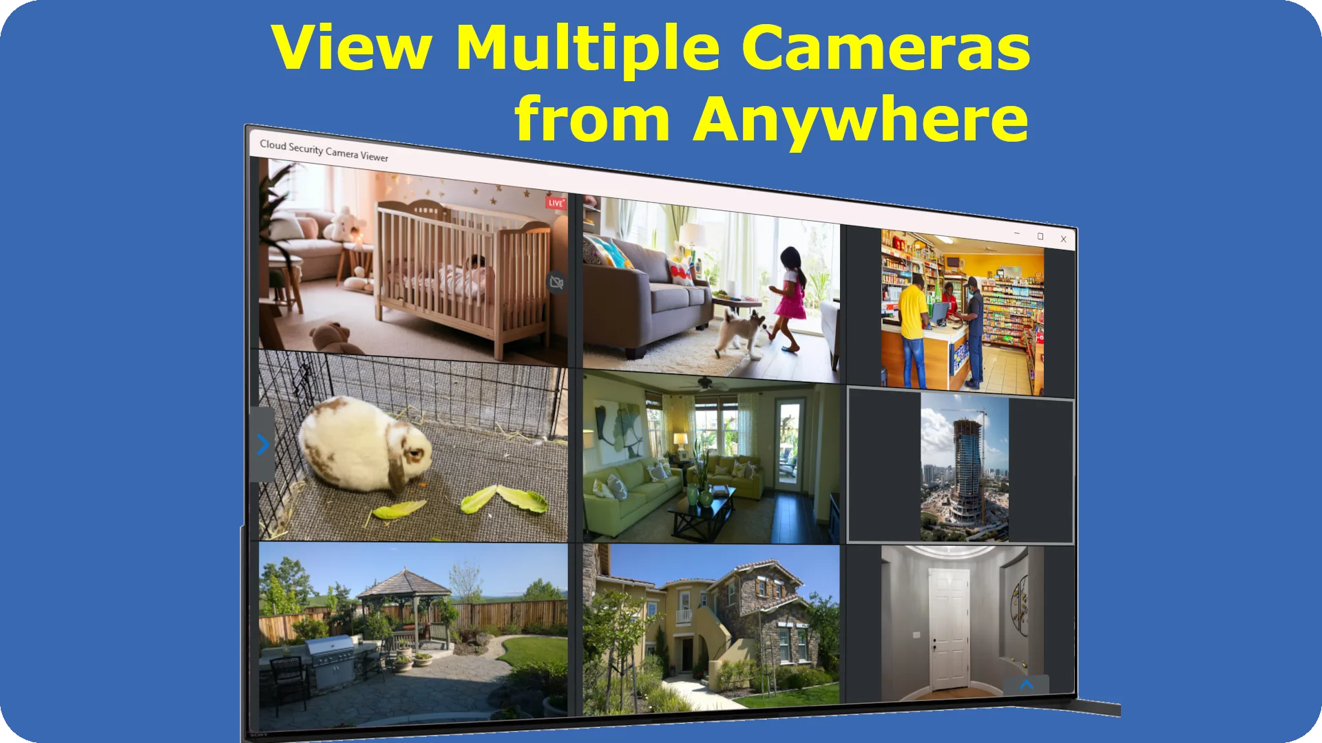 CameraFTP Visor de cámaras de seguridad IP: visualización y reproducción en vivo screenshot 3