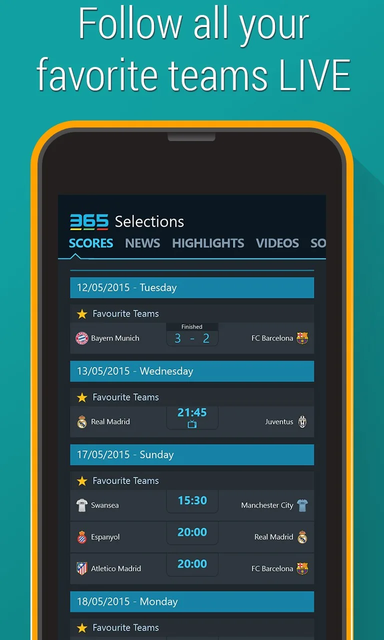 365Scores screenshot 2