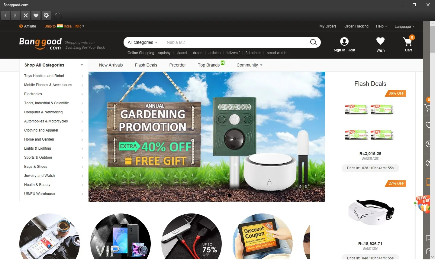 Banggood.com screenshot 1