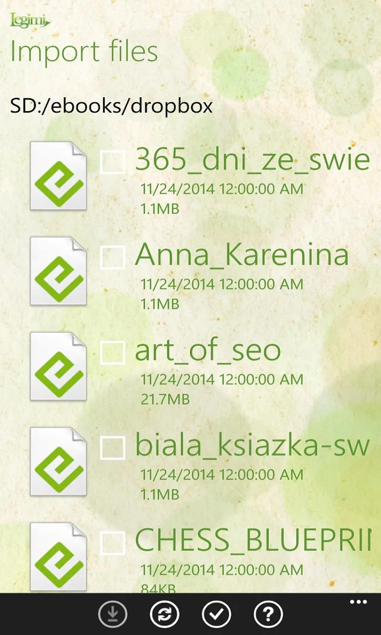 Legimi - ebook reader screenshot 1