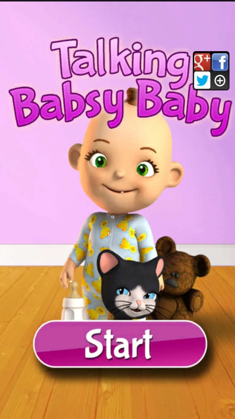 Говоря Babsy Baby: Семейные игры - рисовать, играть, танцевать и многое другое screenshot 1