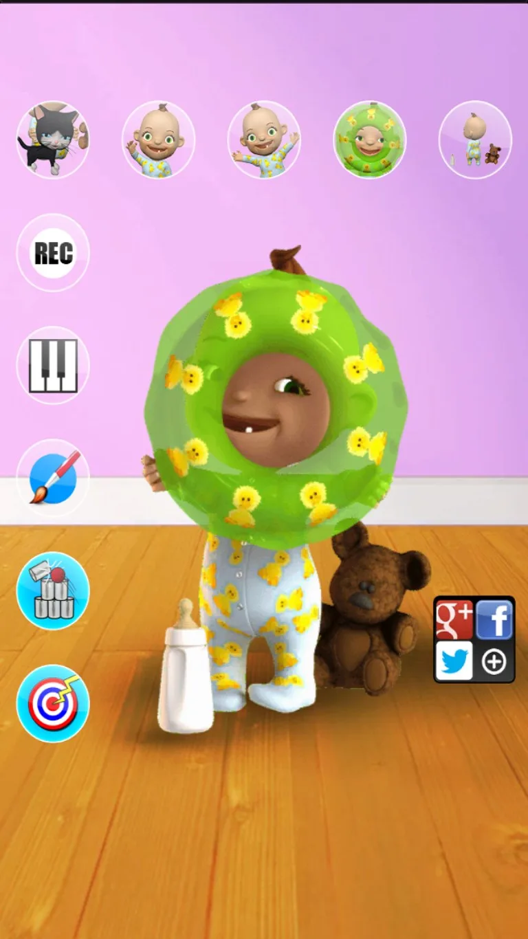 Говоря Babsy Baby: Семейные игры - рисовать, играть, танцевать и многое другое screenshot 4