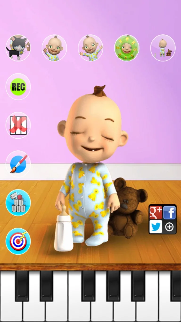 Говоря Babsy Baby: Семейные игры - рисовать, играть, танцевать и многое другое screenshot 5