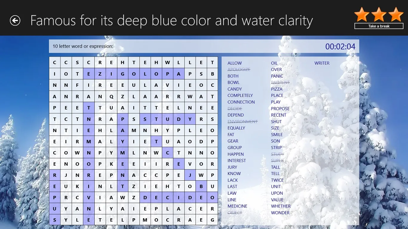 Mystery Words 365 screenshot 1