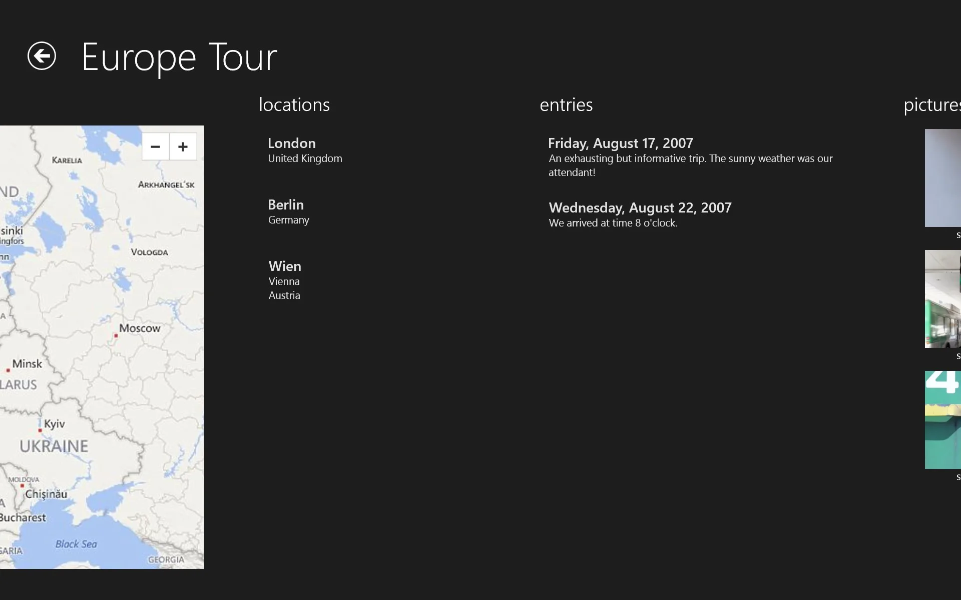 Diario de viaje screenshot 3
