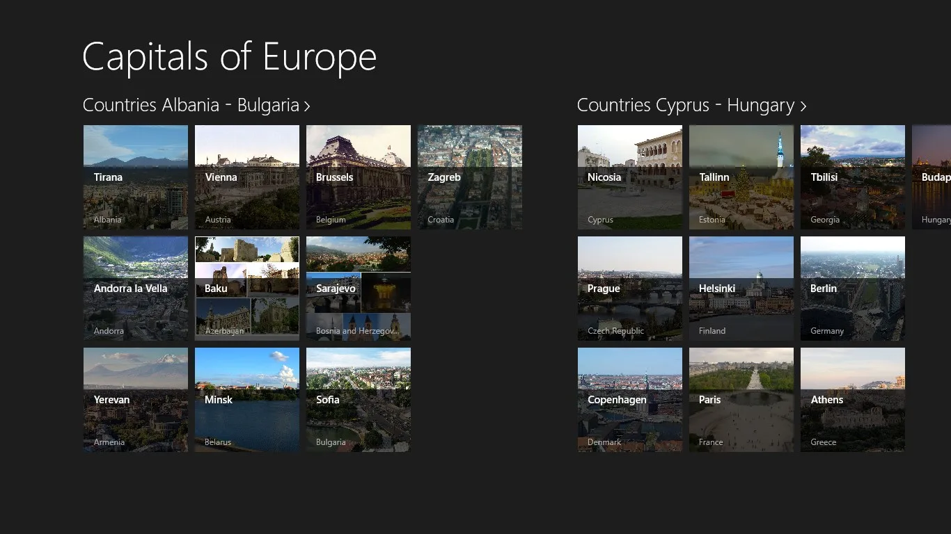 Capitals of Europe screenshot 1