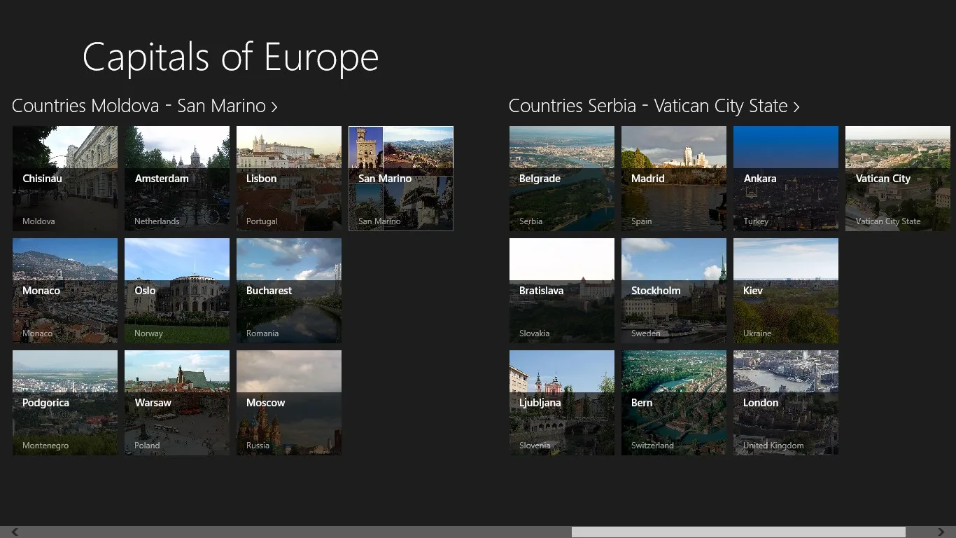 Capitals of Europe screenshot 2