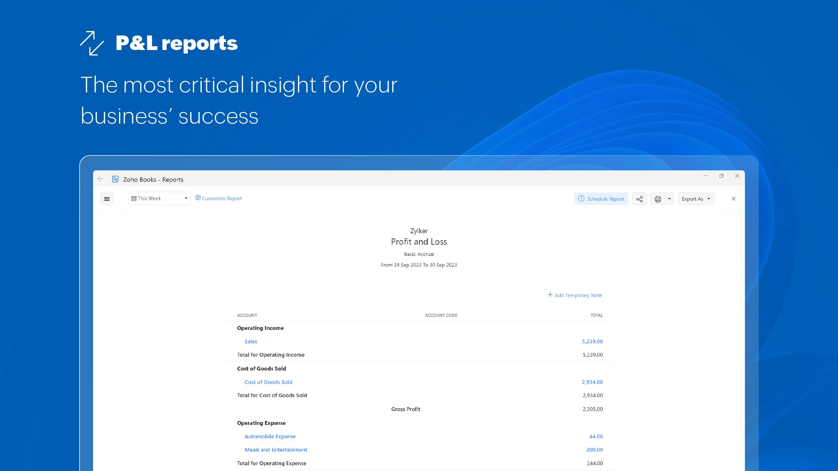 Zoho Books - Accounting Software for Businesses screenshot 4
