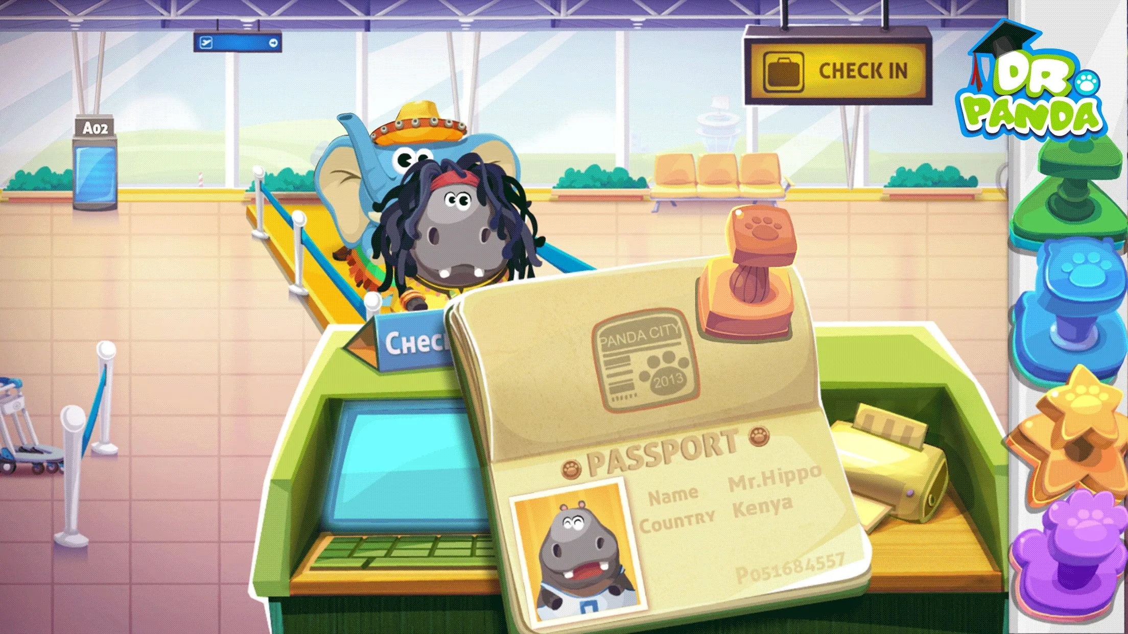 Dr. Panda's Airport screenshot 1
