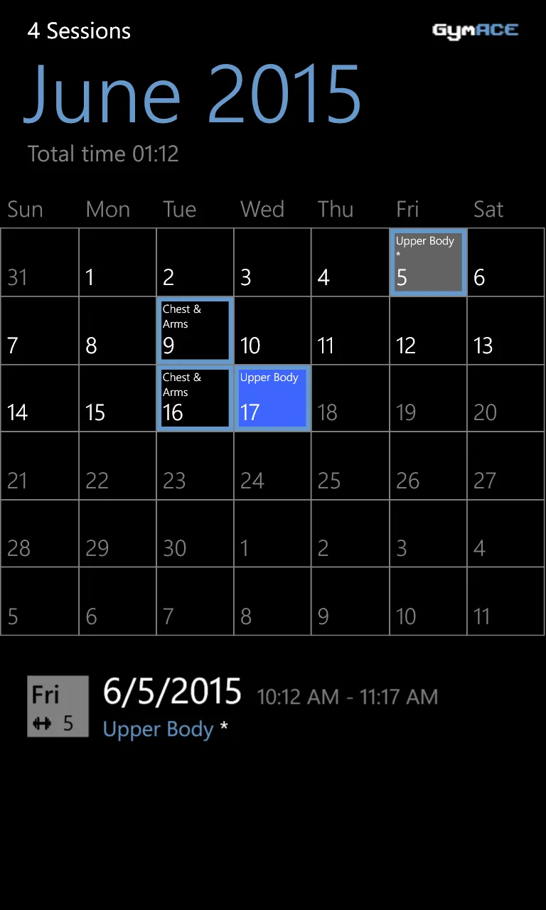 GymACE screenshot 1