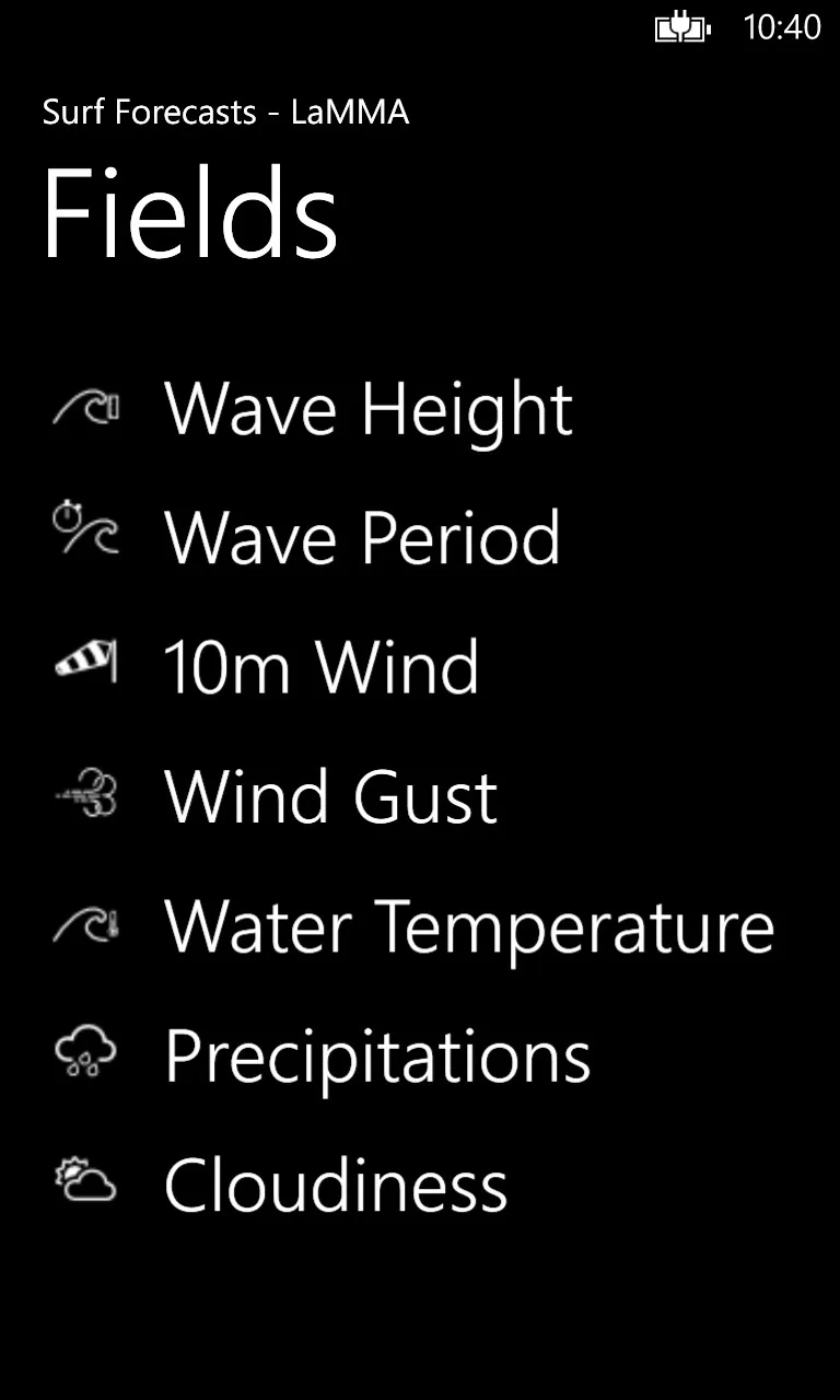 Surf Forecasts LaMMA screenshot 4