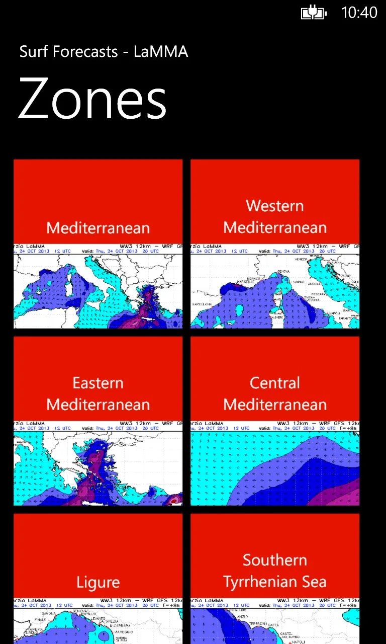 Surf Forecasts LaMMA screenshot 5