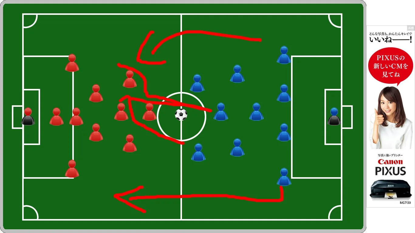 Simple soccer tactics board screenshot 3