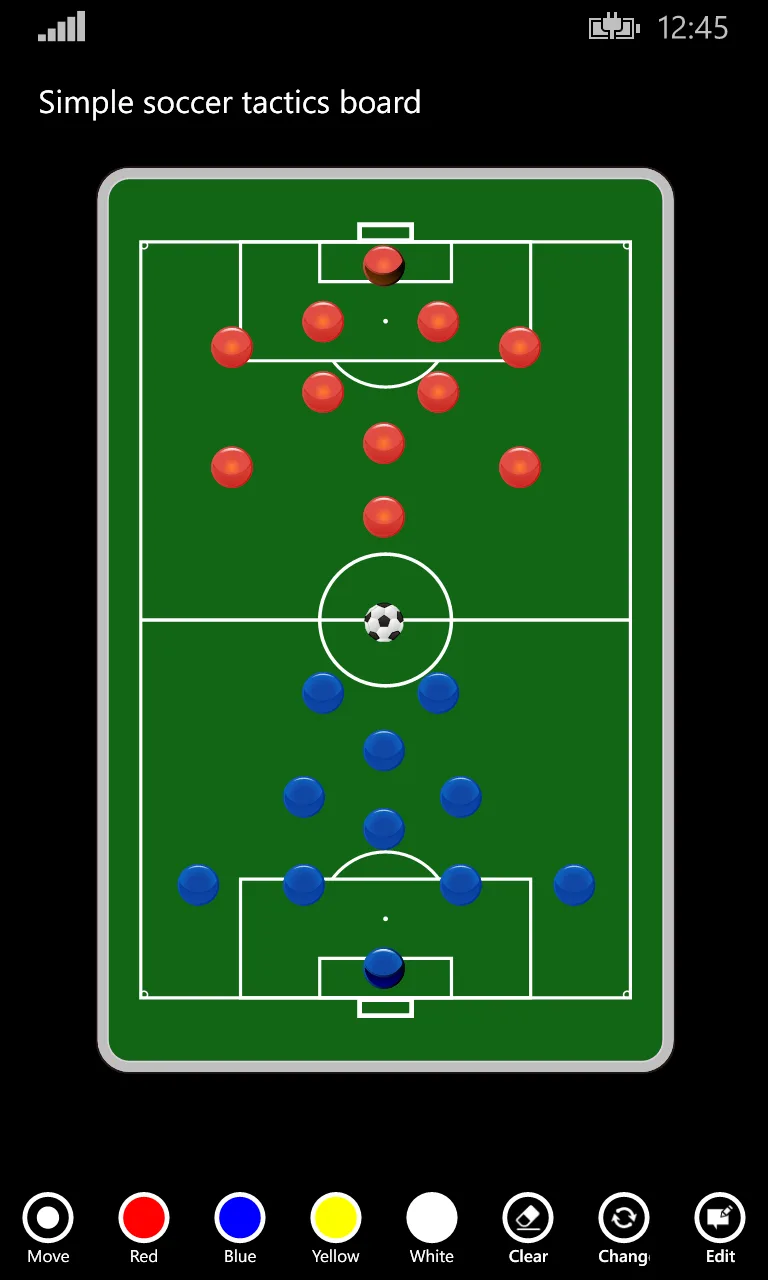 Simple soccer tactics board screenshot 5