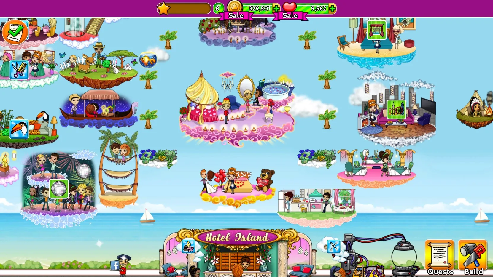 Hotel Island screenshot 2