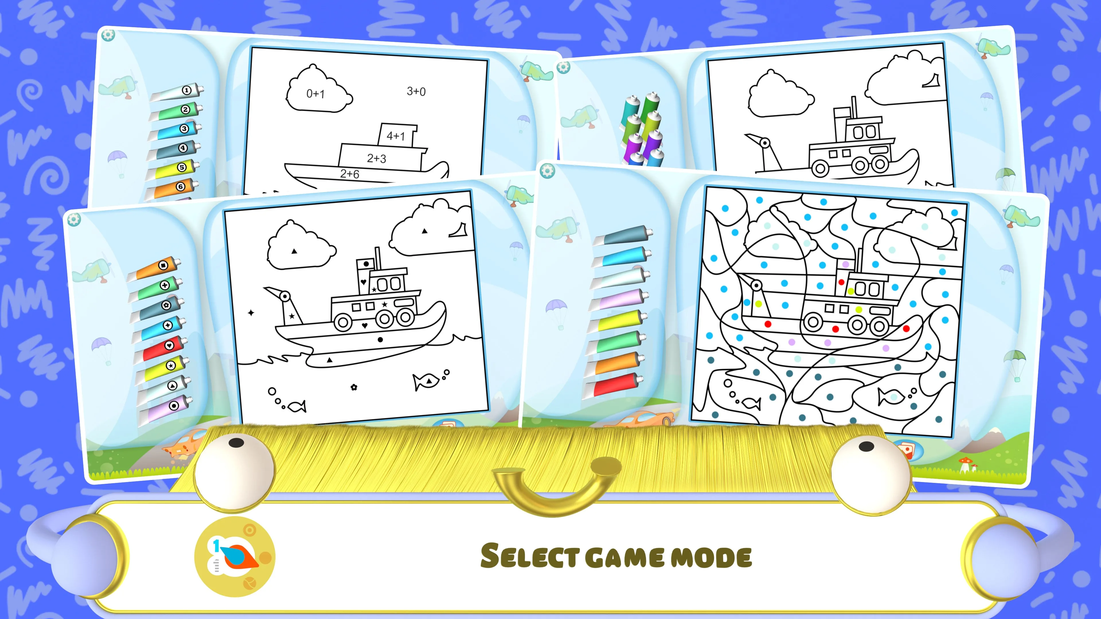 Colorear por números - Coche screenshot 1