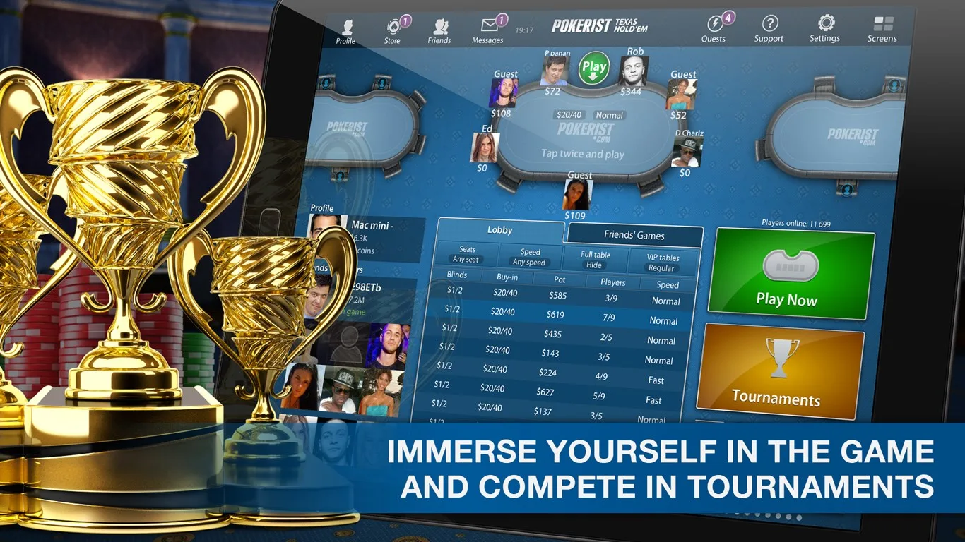 Pokerist Texas Poker screenshot 3