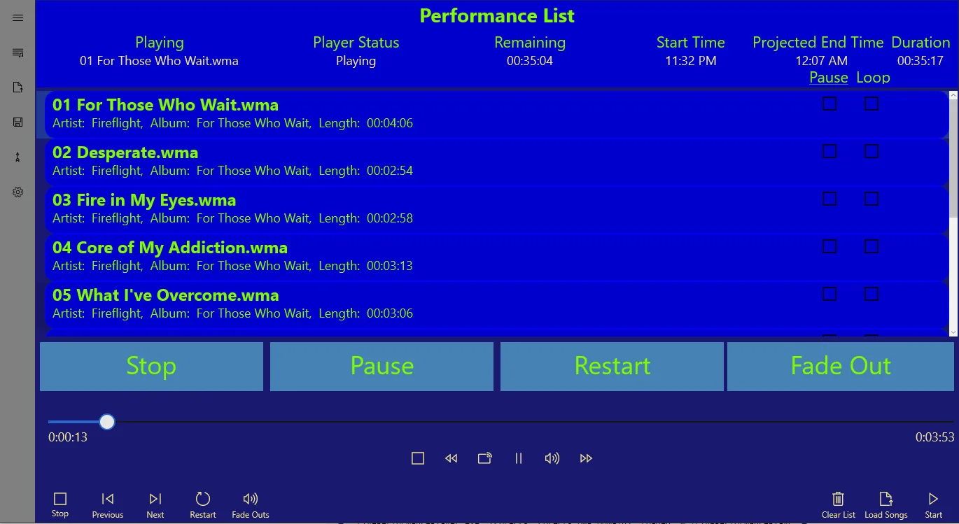 Live Performance Player screenshot 4