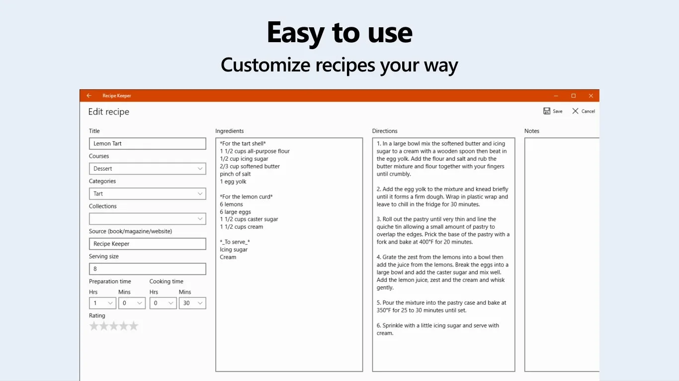 Recipe Keeper screenshot 5