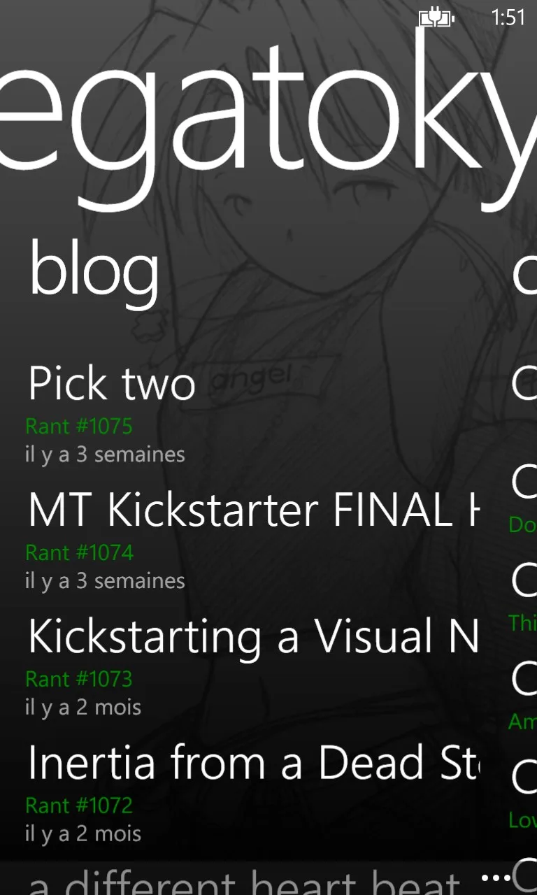 Megatokyo screenshot 1