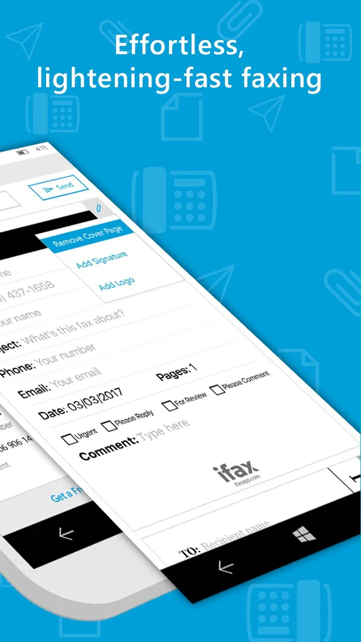 iFax App: Send Fax & Receive Faxes screenshot 1