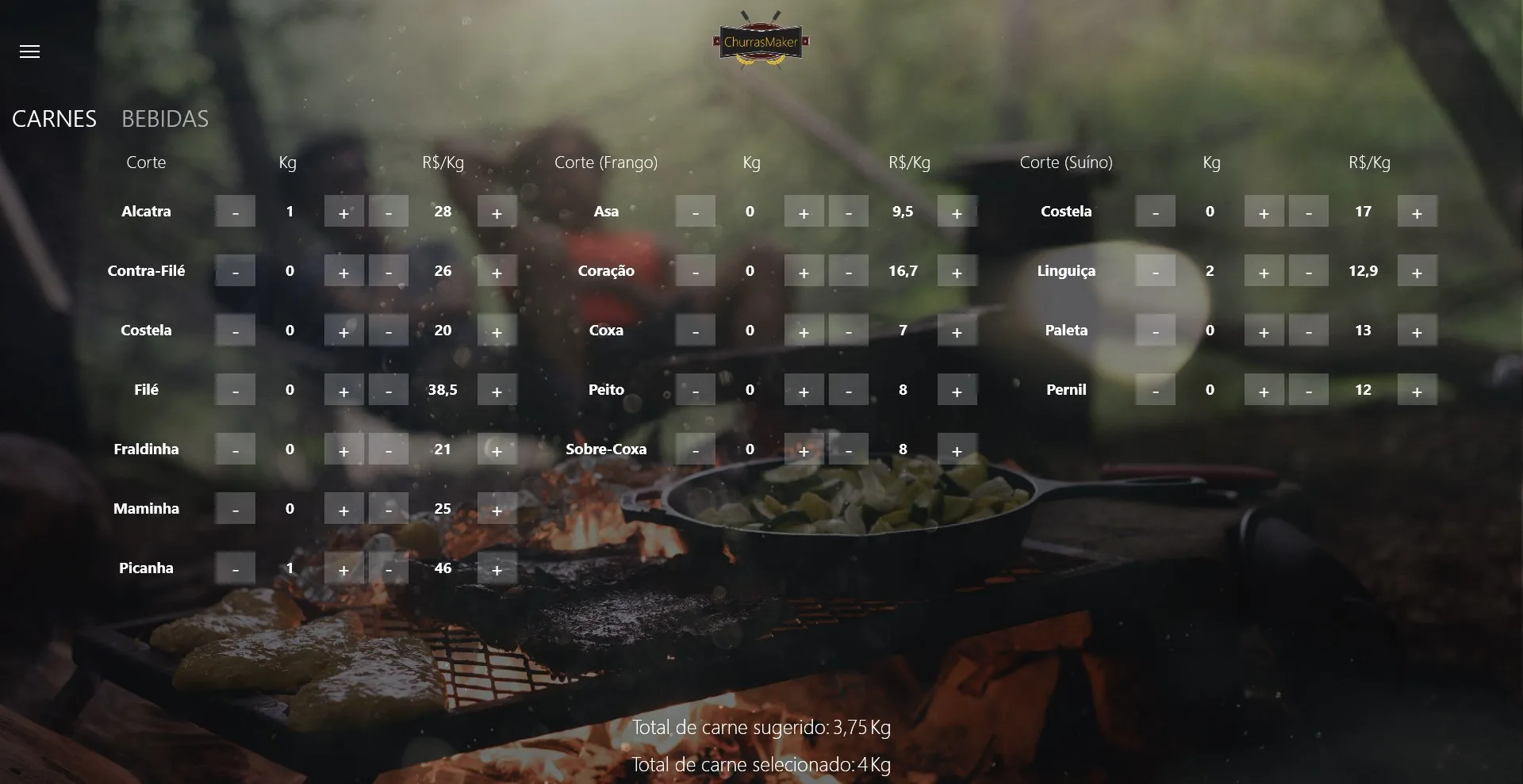 ChurrasMaker screenshot 1