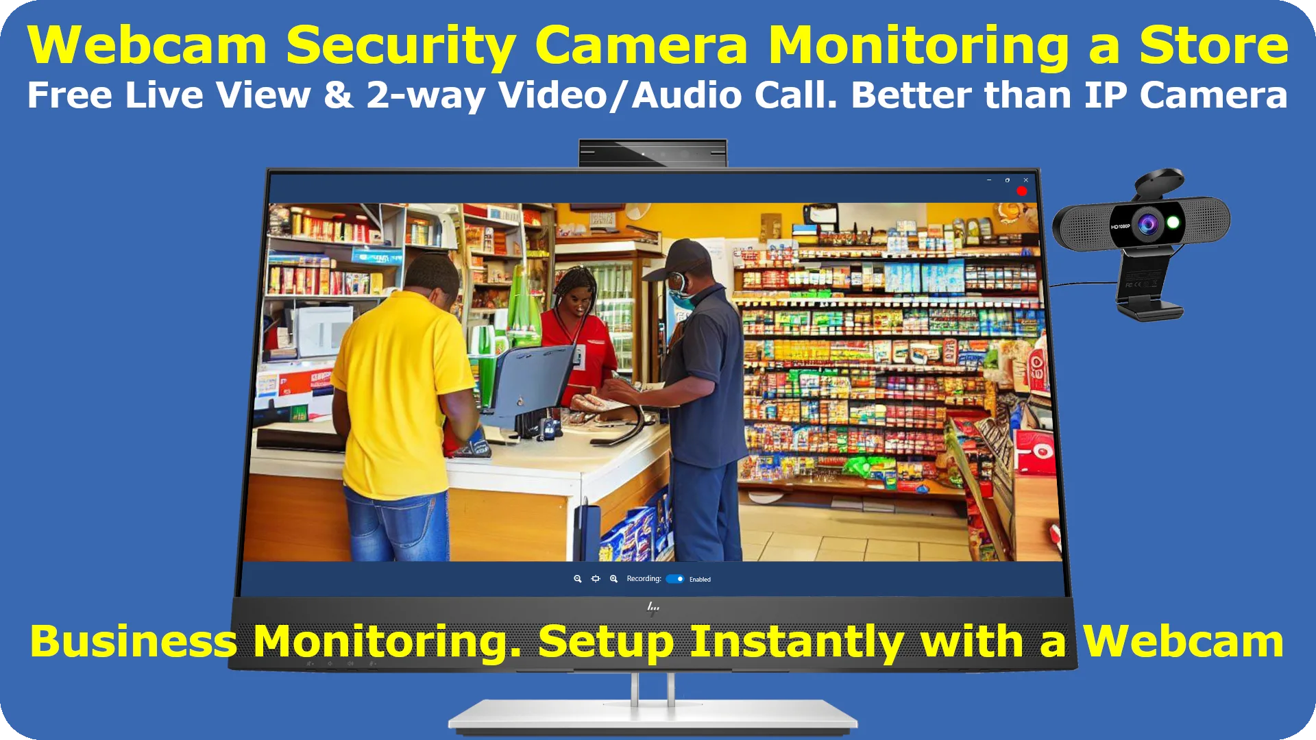 Webcam como cámara de seguridad IP en la nube screenshot 3