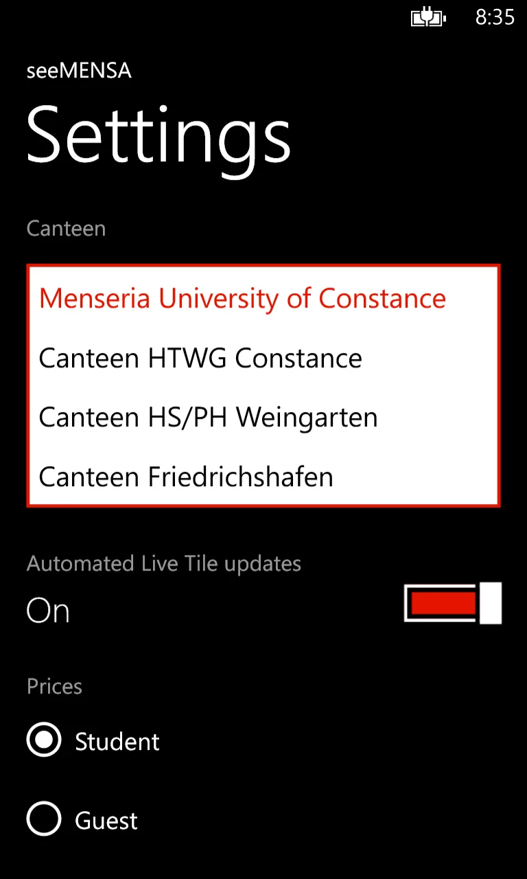 seeMENSA screenshot 1