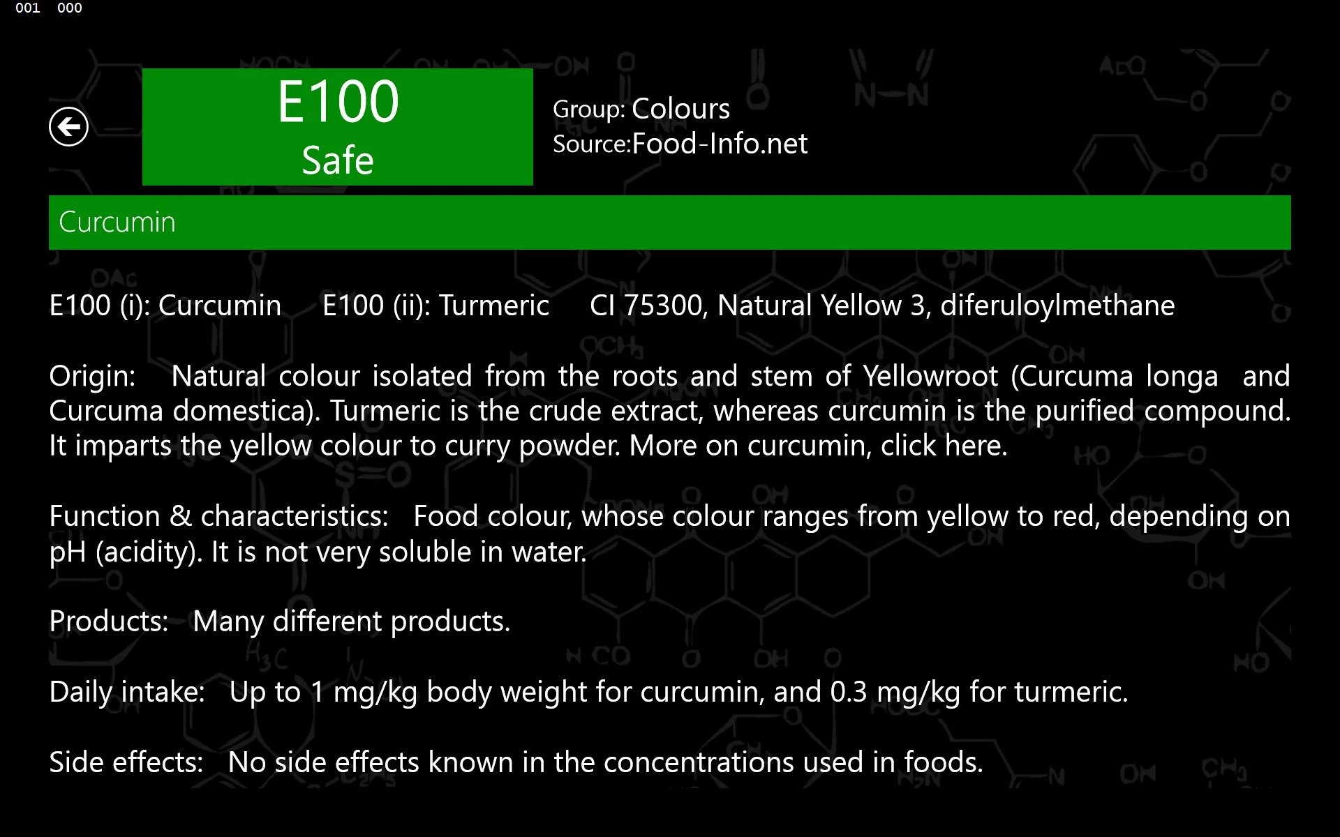 E-number: Food Additives screenshot 2