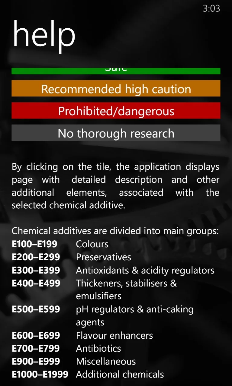 E-number: Food Additives screenshot 4