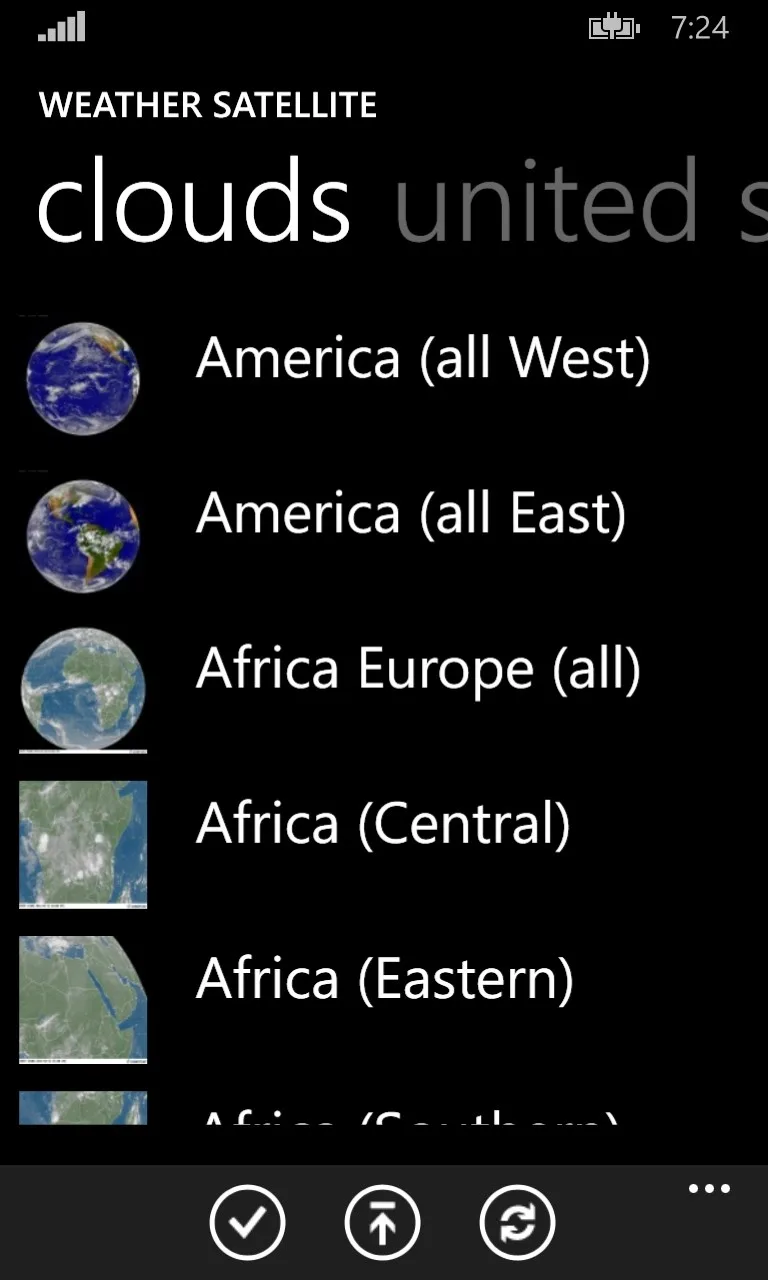Weather Satellites Images screenshot 1