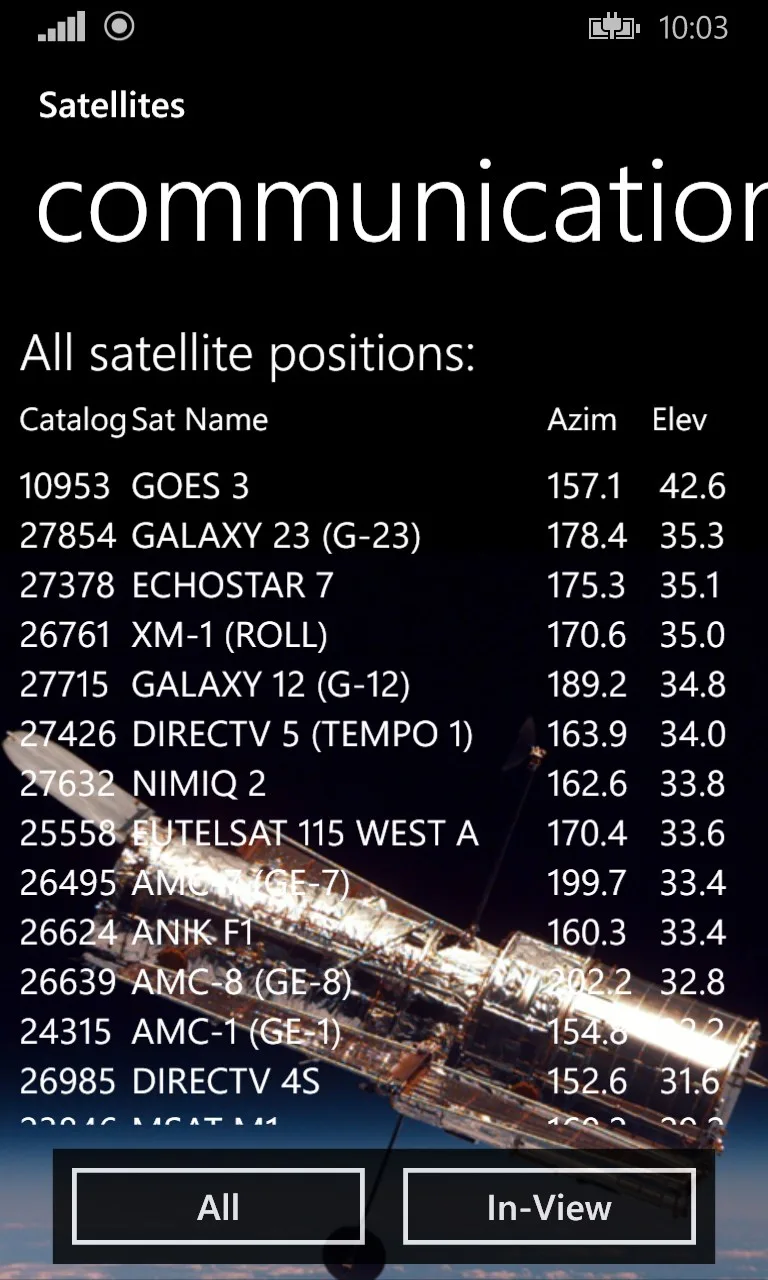 Satellite Tracking screenshot 2