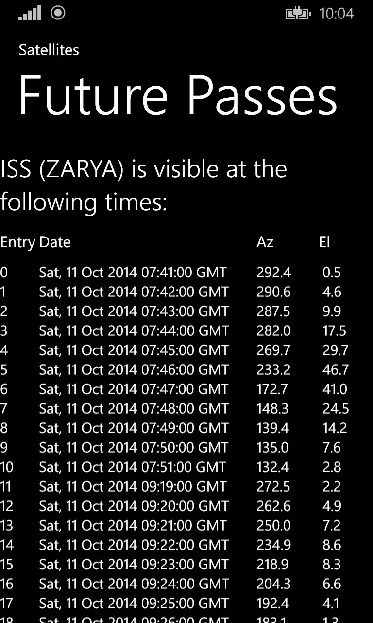 Satellite Tracking screenshot 4