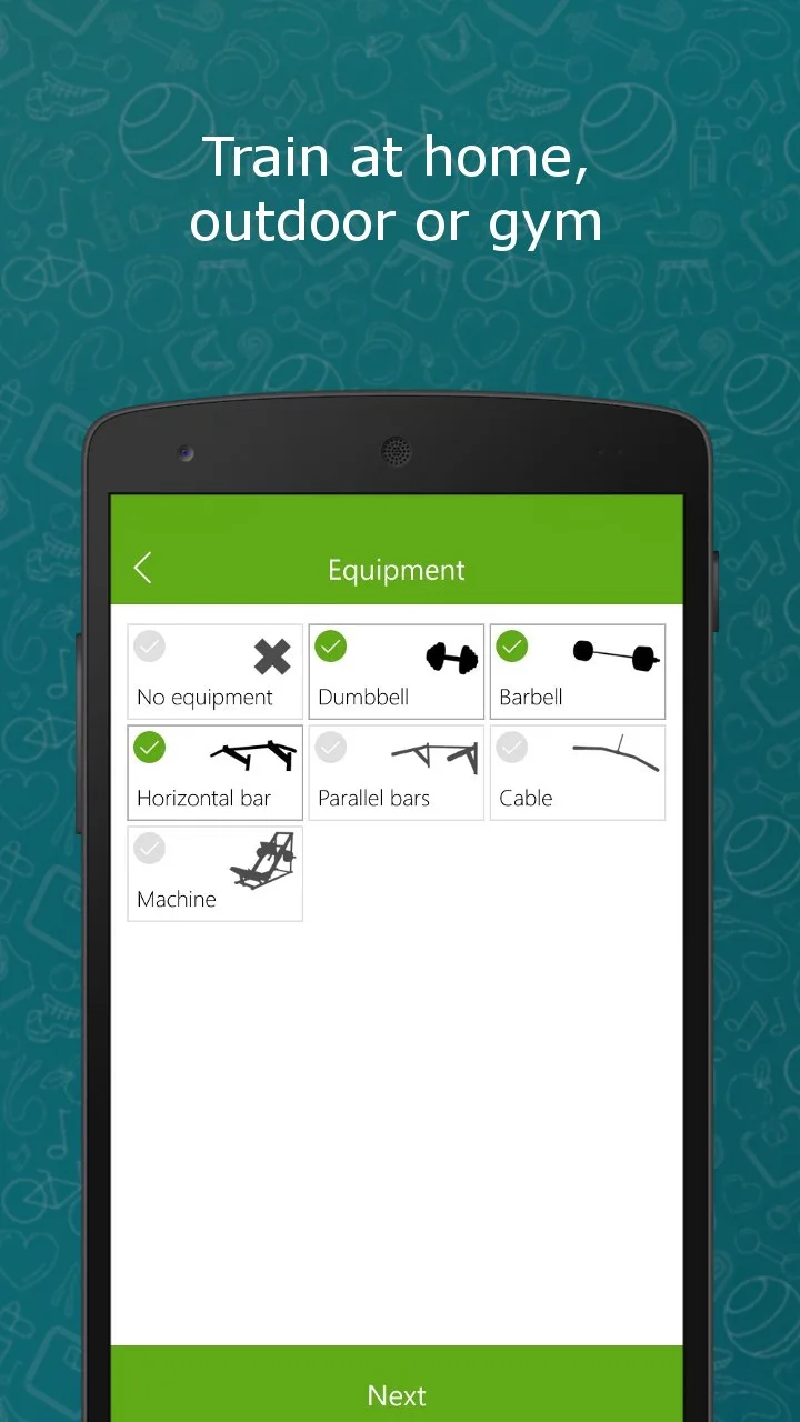 Мой Фитнес - приложение для силовых тренировок screenshot 4