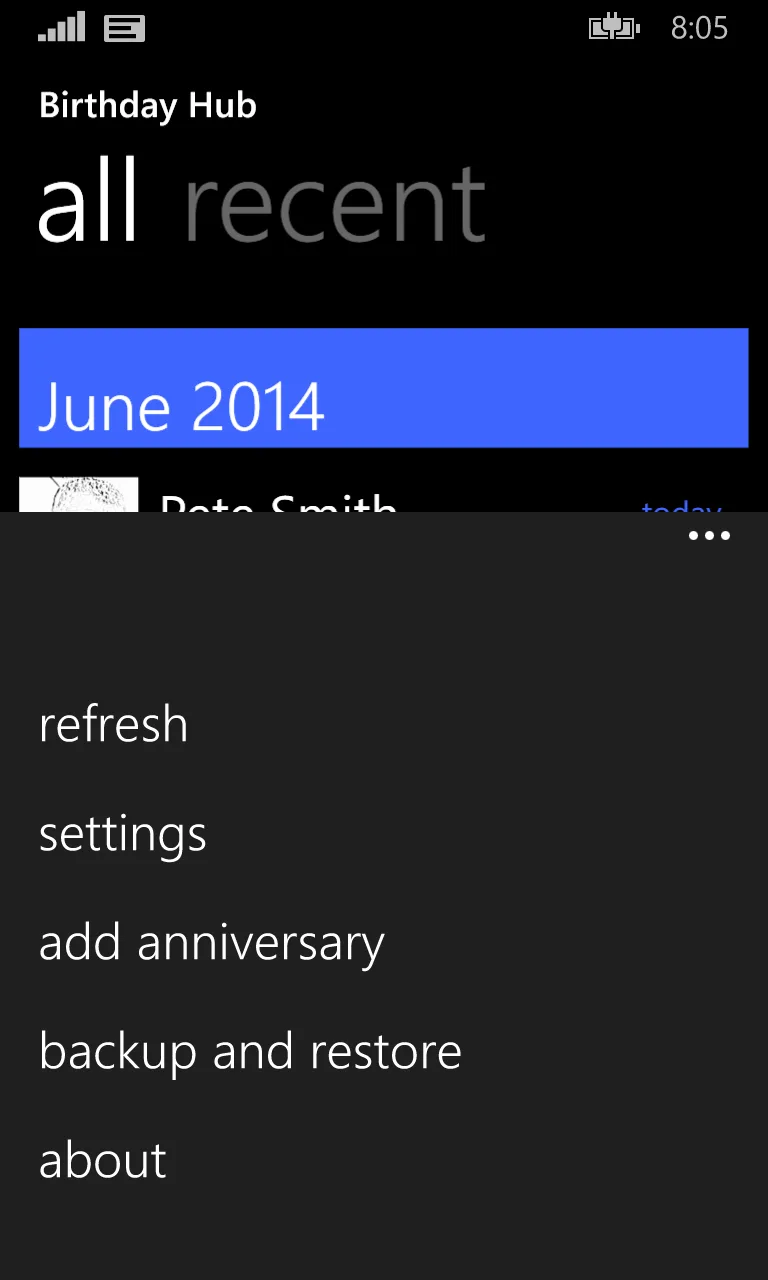 Birthday Hub screenshot 1