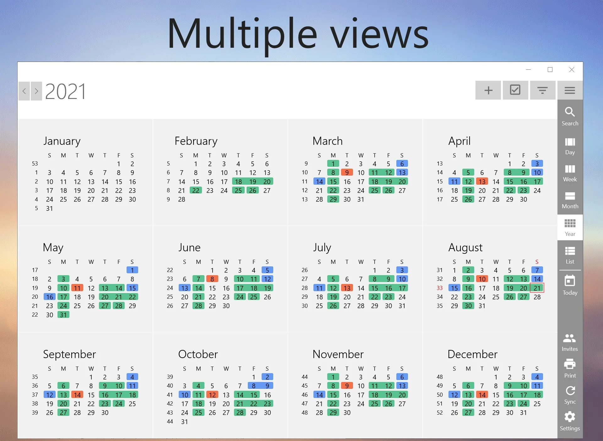 One Calendar screenshot 4
