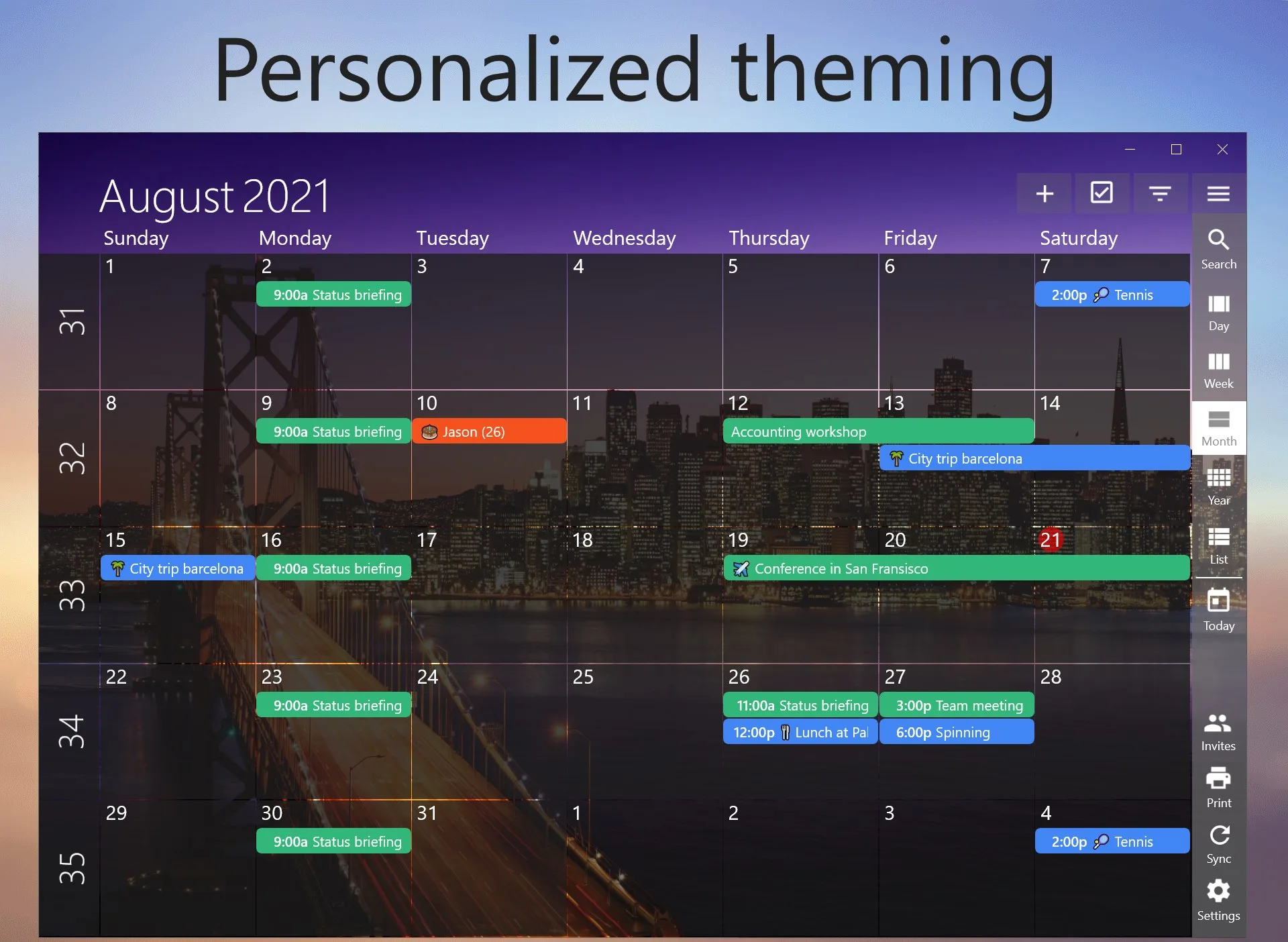 One Calendar screenshot 5