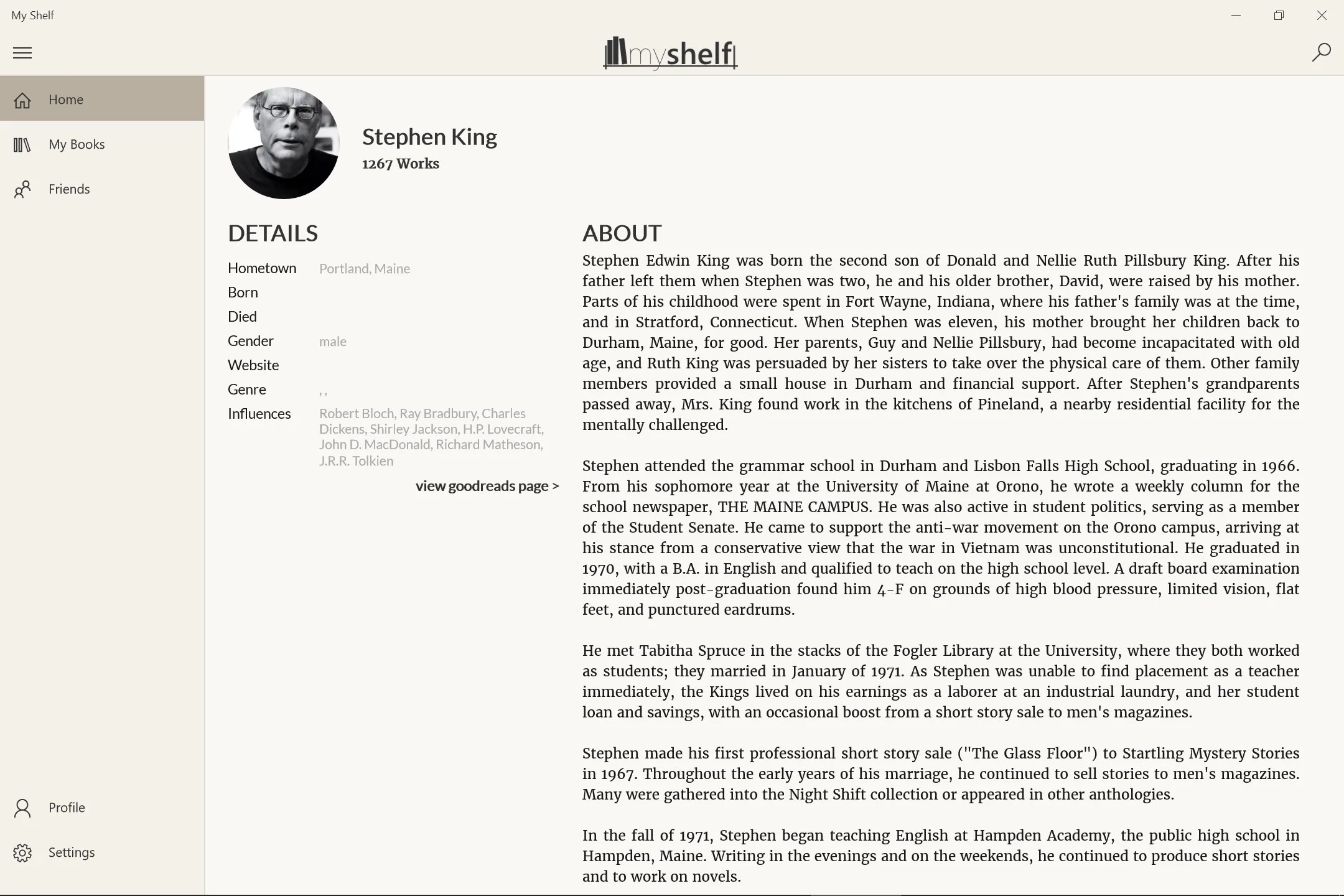 My Shelf screenshot 1
