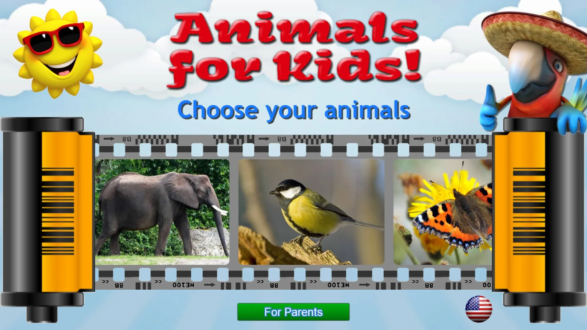 Animales para niños (juego completo) screenshot 1