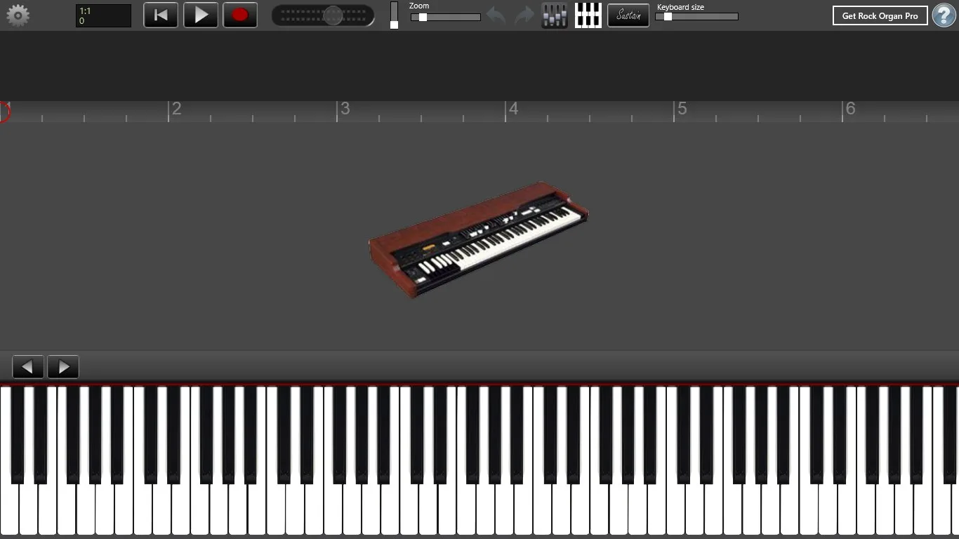 Rock Organ screenshot 2