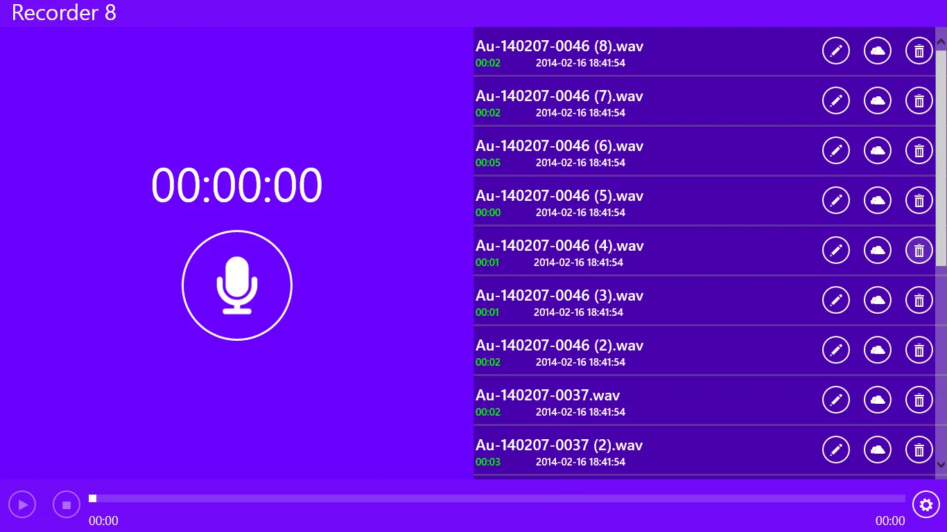 Grabadora 8 screenshot 1